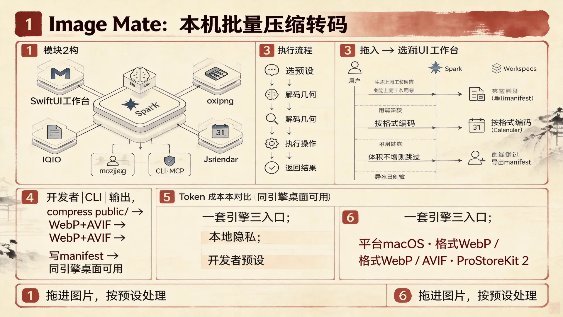 Image Mate · 本地编码流水线