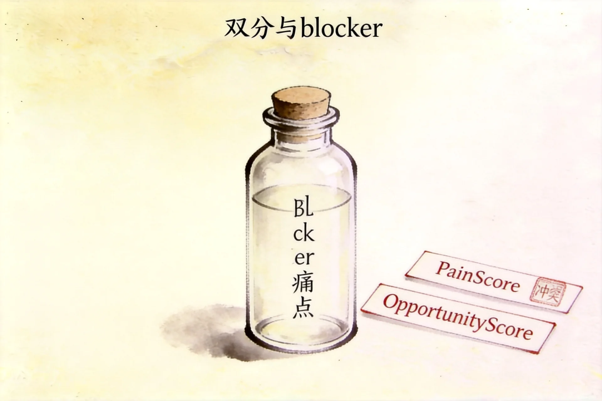 PainHunt · 双分与 blocker 对齐