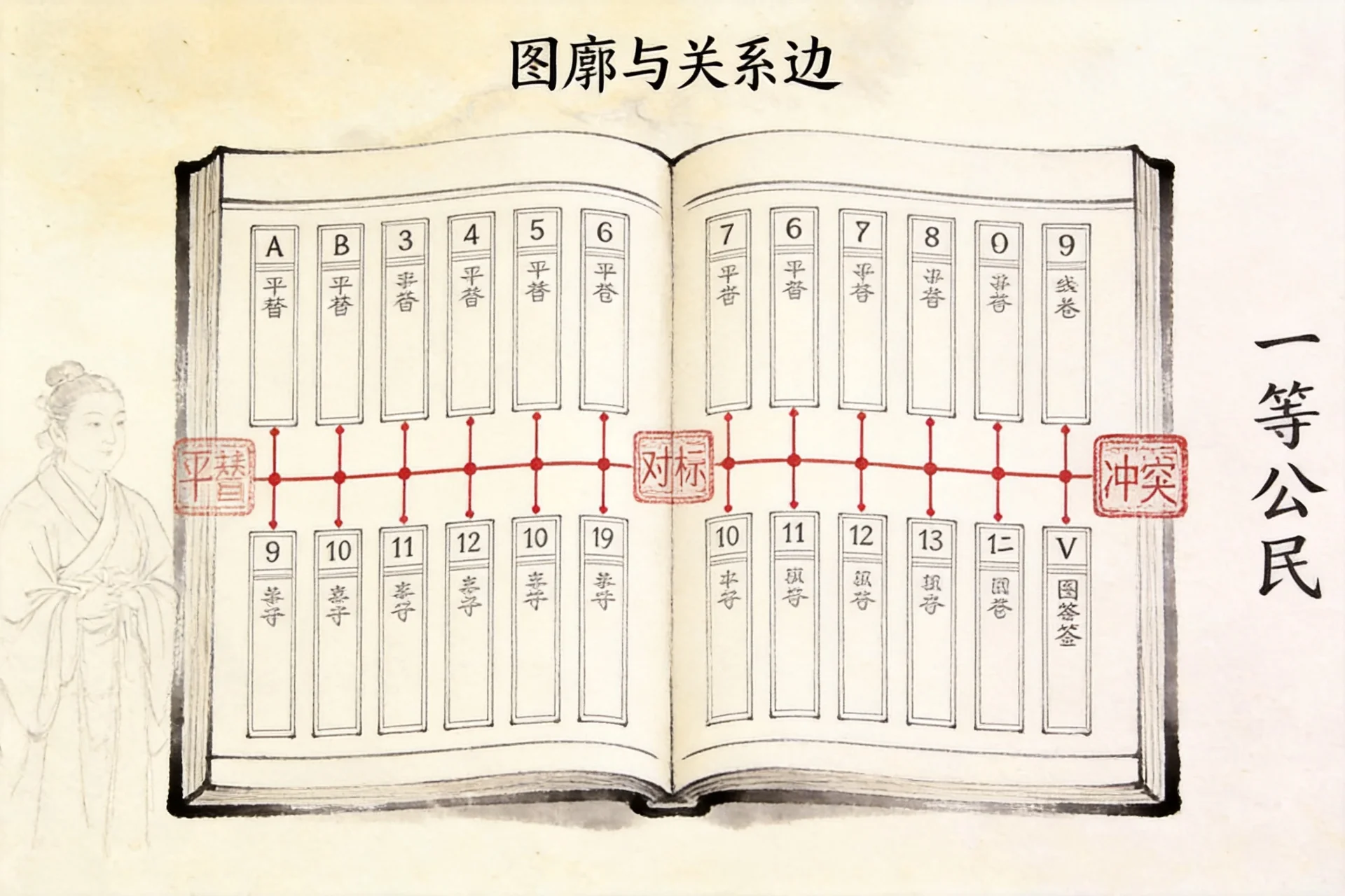 墨台 VibeHolding · 图廓与关系边